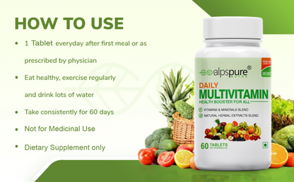 Unisex Daily Life Herbal Multivitamin -Veg