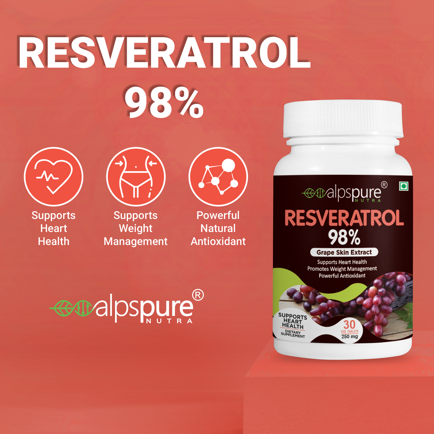 Resveratrol 98% Grape Skin Extract